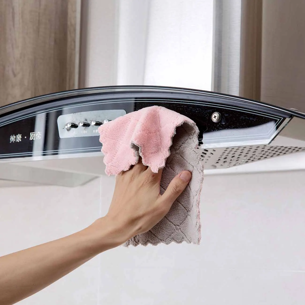 10 шт., домашнее мягкое плотное полотенце для посуды, двухстороннее полотенце из микрофибры, впитывающее кухонное полотенце для мытья посуды