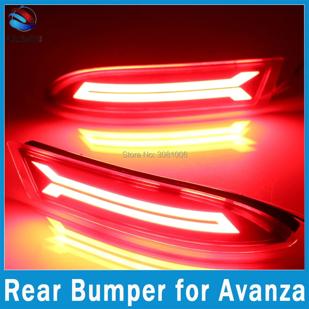 For Toyota Avanza 2015 16 LED Tail Light Assembly Brake DRL Daytime Running Lights Multi