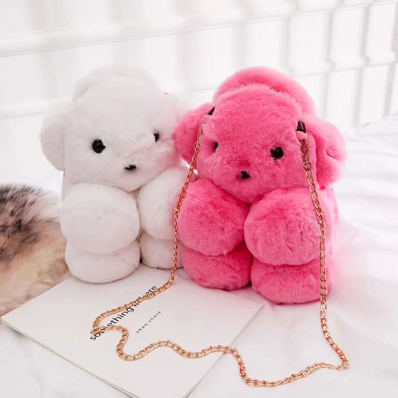 Kawaii осенне зимние студенческие плюшевые рюкзаки для девочек милый плюшевый
