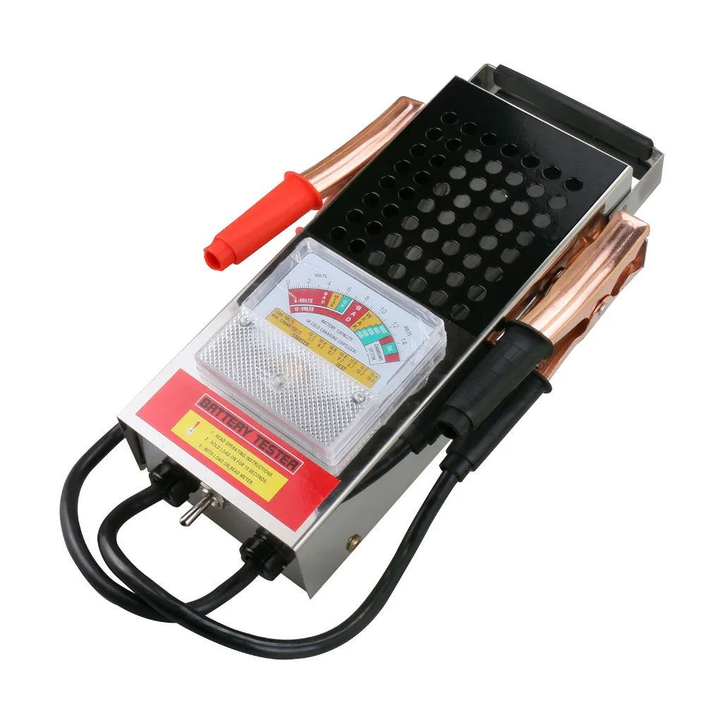 

Car Digital Battery Load Tester 6V 12V Auto Motorcycle Engine Volume 100Amp Quickly Tests Alligator Clip Diagnostic Tools