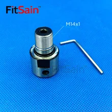 FitSain-Самоцентрирующийся зажимной maiually работает патрон M14x1 для вала двигателя 6/8/10/12/14/16 мм CNC мини токарный патрон скамья деталей машин