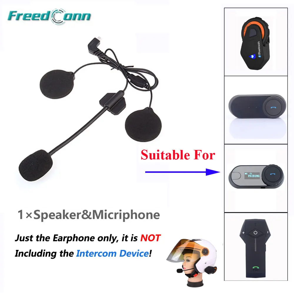 Freedconn мотоциклетный шлем микрофон Аксессуары гарнитура наушник для T MAX COM 02 FDCVB COMVB