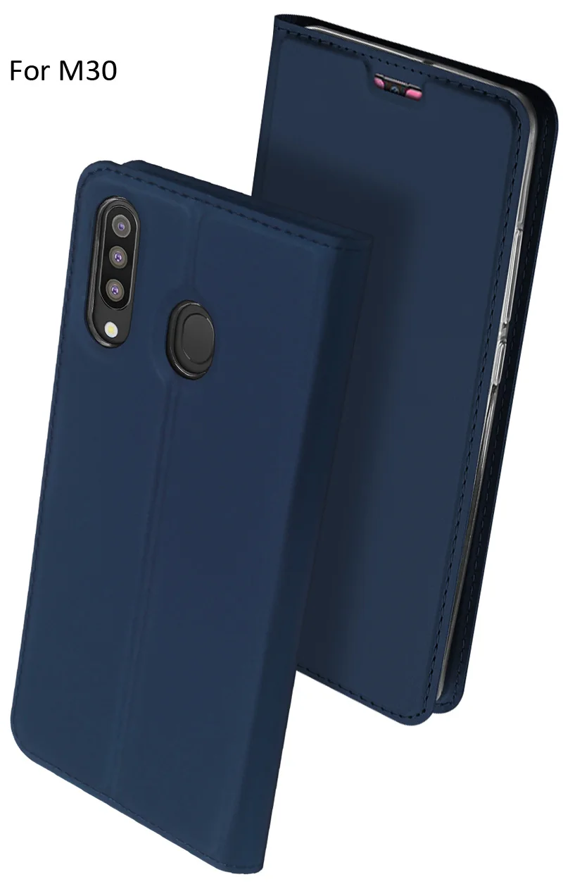 Оригинальный DUX DUCIS чехол для samsung Galaxy M20 M40 M10 Книга Флип кожаный бумажник