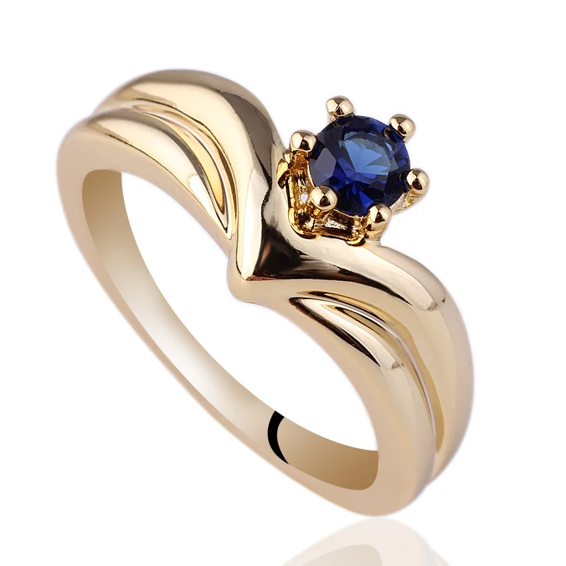 Blanc Saphir Clover Twin Band Ring Taille 7 925 Sterling Silver