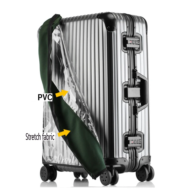 Clear Luggage Cover For Rimowa essential Trunk Plus 33inch Thicken PVC High  Quality With Zipper