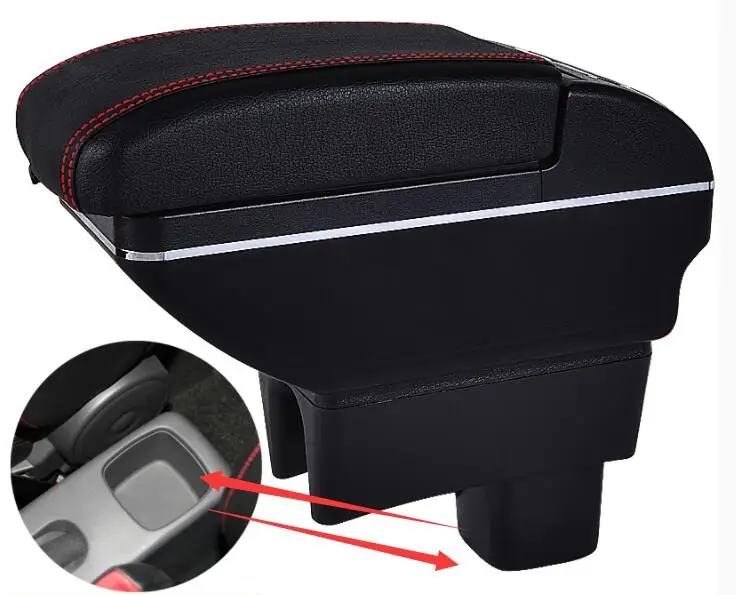 

For SUZUKI Swift Car central armrest Central storage hand holding box Armrest box Central Store content box Cover Console
