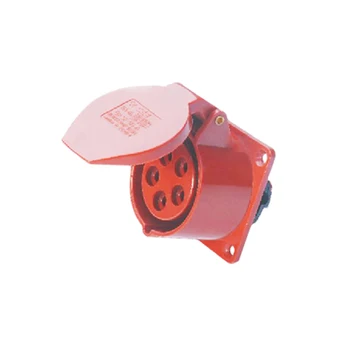 

16A 5Pin industrial hide direct socket connector SF-315 concealed installation socket ~3P+N+E cable connector IP44