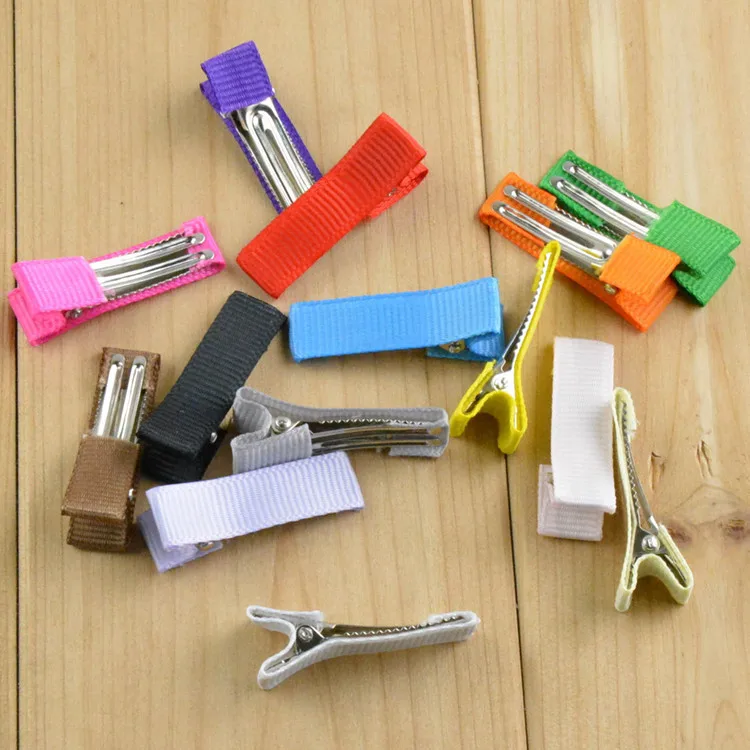 100 pcs/lot , Partially Lined Alligator Clips, wholesale clips, Double