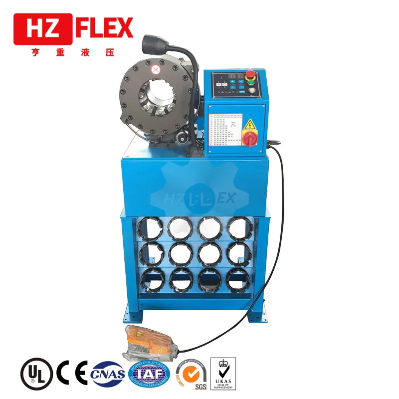 

2018HZFLEX HZ-32D Air conditioning techmaflex hose crimping machine price in india cut-off blade