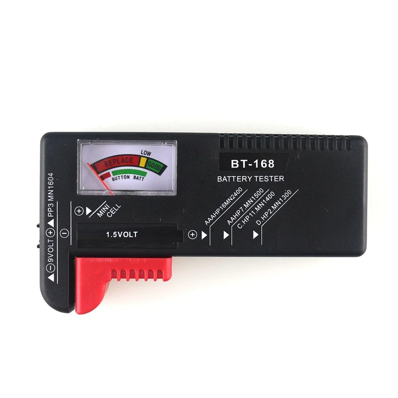 Universal Battery Tester Checker For AA AAA C D 9V 1.5V Button Cell Batteries