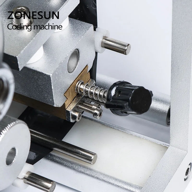 ZONESUN Срок годности Лента ярлык для маркировки принтер горячий ленточный кодер для LT-50 этикетировочная машина