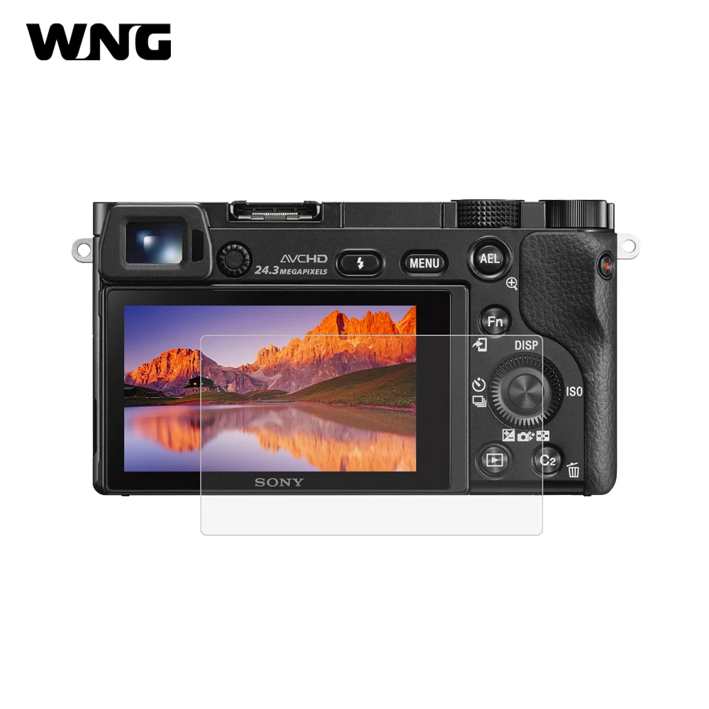0 3 мм 2.5D самоклеящееся стекло ЖК экран протектор для Sony A6000/A6300/A6500|screen protector|lcd