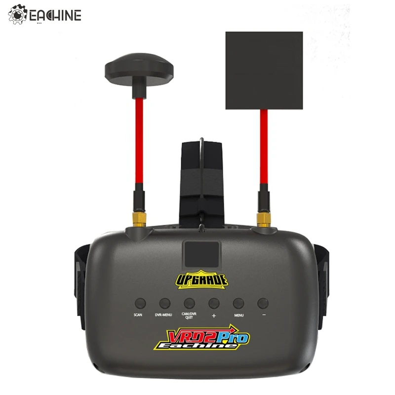 Высокое качество Eachine VR D2 Pro 5 дюймов 800*480 40CH 5,8G разнообразие FPV очки w/DVR объектив Регулируемый для RC модели