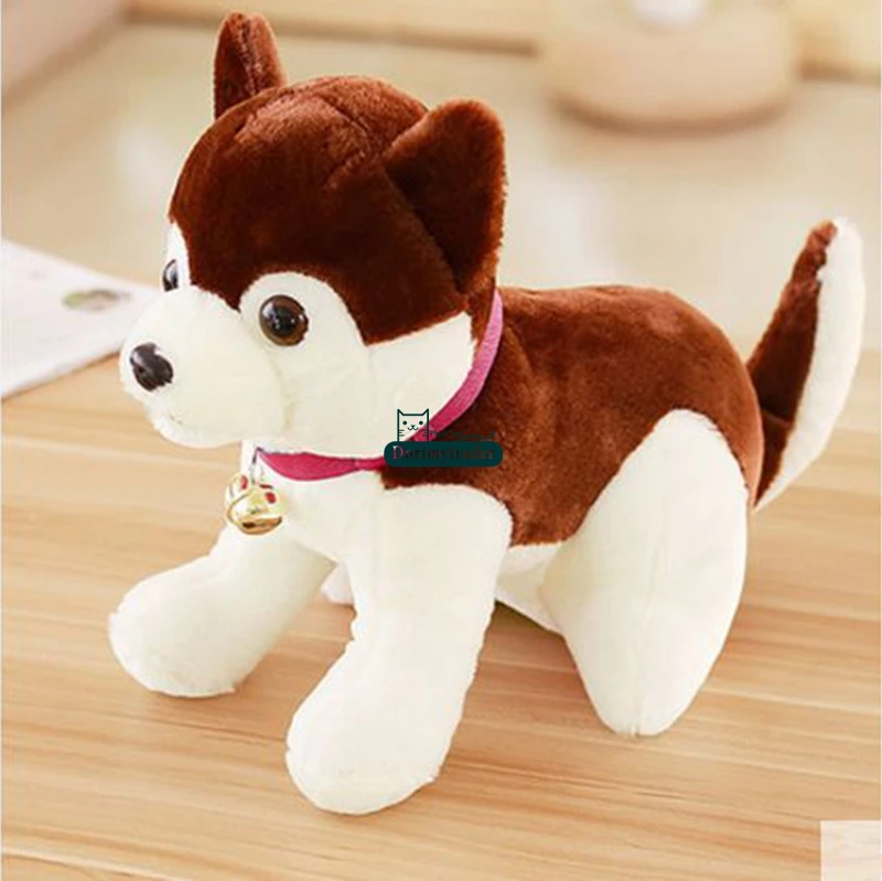 Dorimytrader Relistic Animal  Tinkle Bell DogPlush Toy Cute Stuffed Soft Cartoon Husky Dog Doll Kids Play Dolls Children Gift 31inches 80cm DY61752 (6)