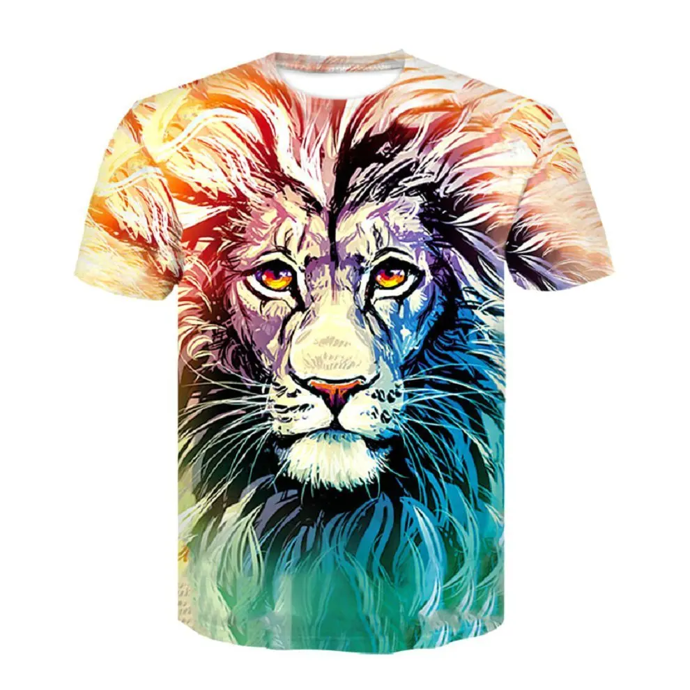 Devin Du 2018 Newest Harajuku Wolf 3D Print Cool T-shirt Men/Women Summer Tops Tees T shirt Fashion t shirts M- 4XL
