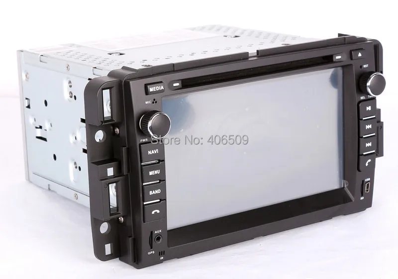 Perfect In Dash 2-Din Car DVD Player for Buick Enclave 2007-2012 with GPS Navigation Nav Radio Bluetooth USB AUX Map Audio CAN Bus 2