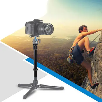 

Yiwa PULUZ Metal Handheld Adjustable 3/8'' Screw Tripod Mount Monopod Extension Rod for DSLR & SLR Cameras