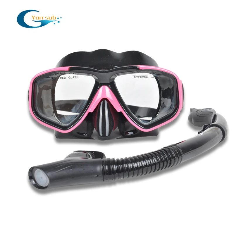 

YonSub mask and dry breathing tube set pure silica mirror snorkeling Sambo snorkeling equipment