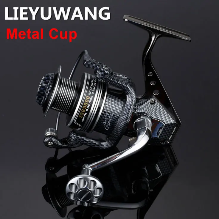 

Black Hawk XD gapless metal fishing reel Aluminum Alloy reel head and handle spinning reel snake carbon veins max drag 15kg