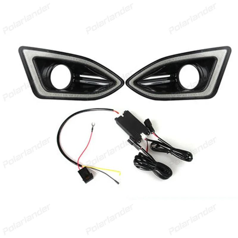 Auto Parts for F/ord e/dge 2015 12V LED Guiding Running Light Car Styling Lamps Fog Lights