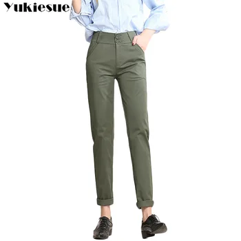 

harajuku high waist elastic women's pants for women trousers female harem pants pantalons femme mujer fashionable Plus size