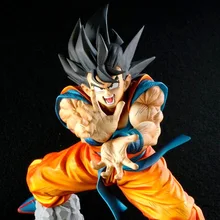 Anime Dragon Ball Z Son Goku Figures Shock Wave Super Saiyan Son Gokou Dragonball PVC Action Figure Model Toys Brinquedos 17CM