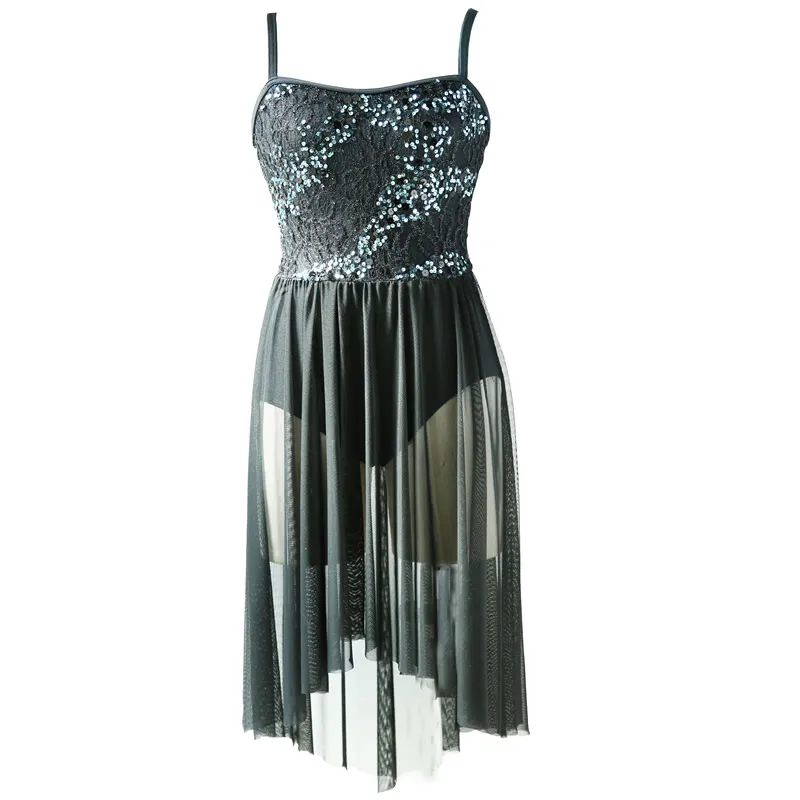 NT16004 Lace sequins Suit Dancewear Dresses for women Contemporary and Lyrical Dance Costumes Ballet | Тематическая одежда и