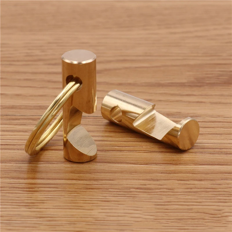 

1pcs Brass High-grade Bottle Opener with Key Ring Beer Bar Tool New Key Chain Keys Holder Portable Bottle Opener