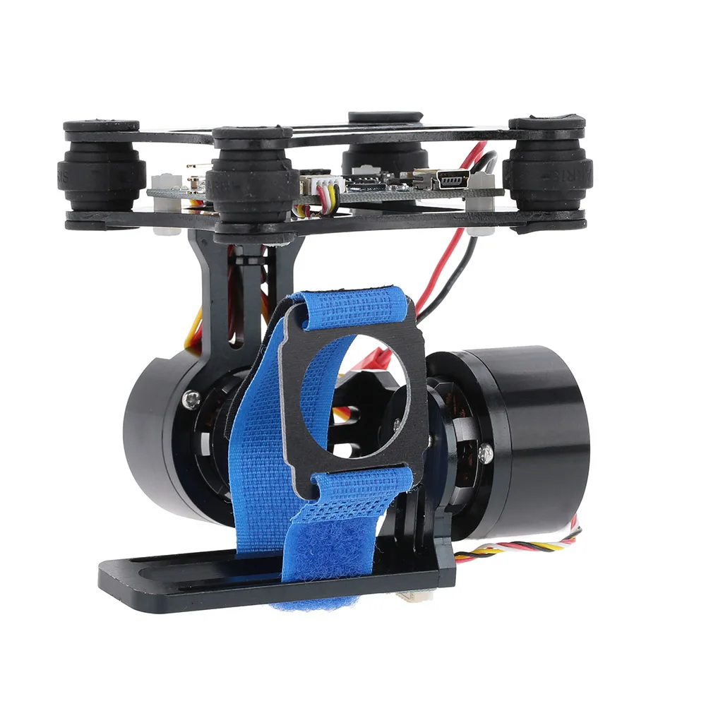 CNC FPV Quadcopter BGC 2 Axis Brushless Gimbal With Controller For GoPro 3 Camera DJI Phantom 1 2 Walkera X350 Pro