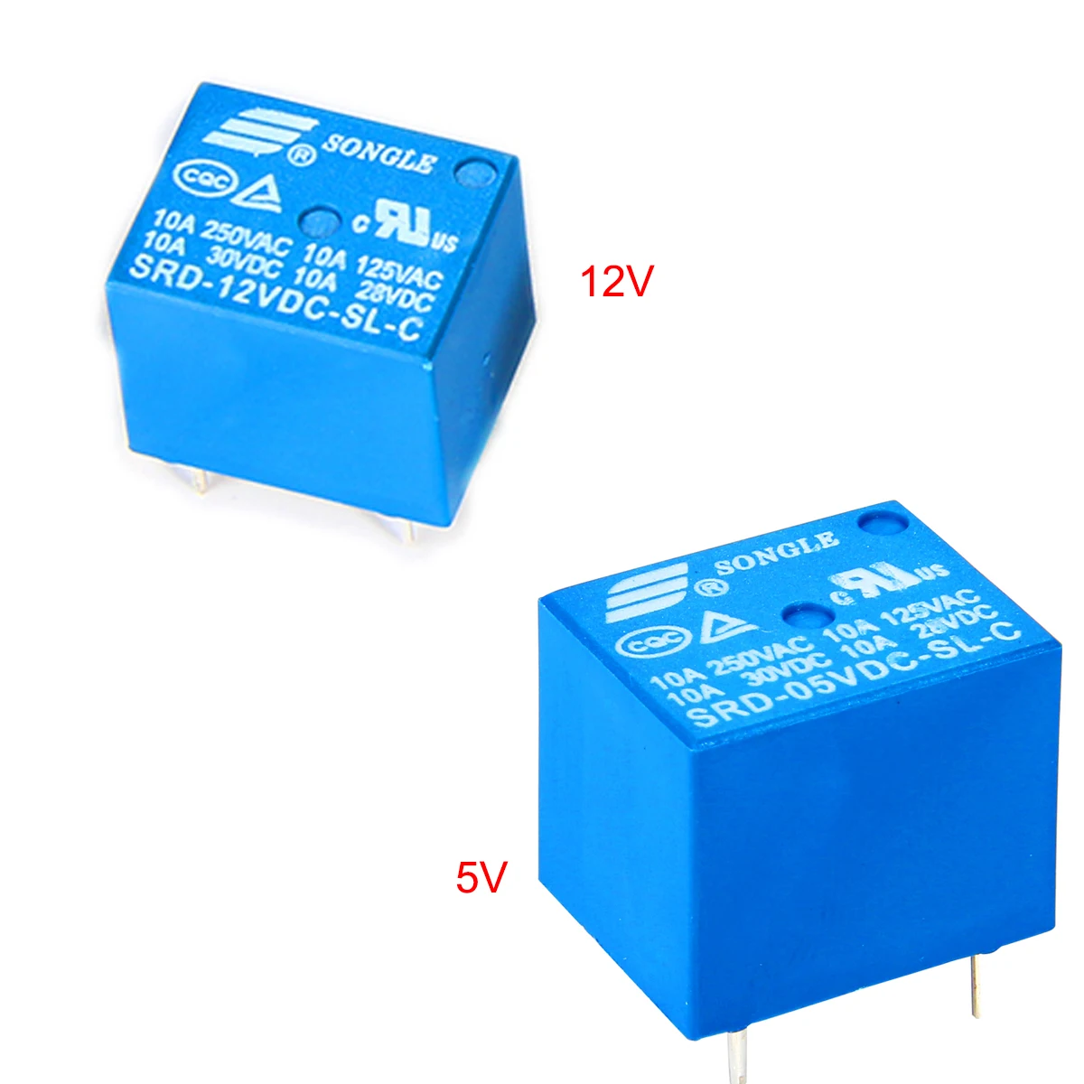 10 шт. Songle Мощность реле SRD 5 В/12 В DC SL-C Mini 5/12 10A pcb pin Тип Новый BI084/5 | Обустройство дома