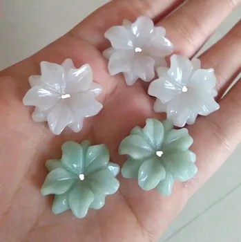

lucky Beads Jade beads DIY jade jade accessories rich Peony Flower Beaded Bracelet handmade accessories jewelry beads sub