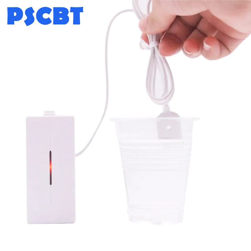 

PSCBT Water Sensor 433MHz Water Leakage Detector Sensor Over Flow Alarm for Kitchen bathroom toilet Home Warehouse