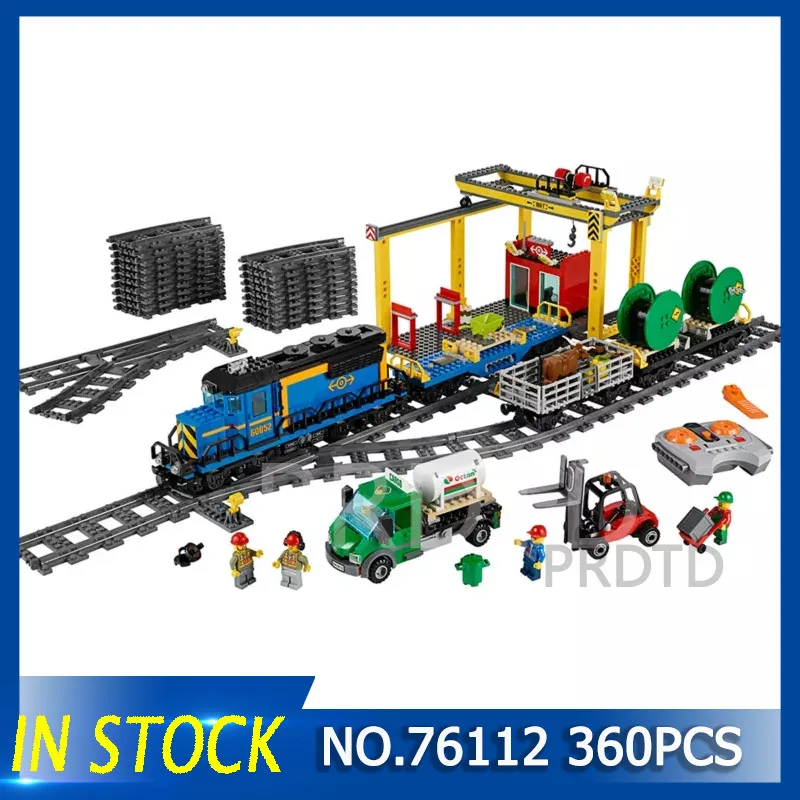 

City Series The Cargo Train Set Model RC Building Blocks Bricks Educational Toys 60052 LegoING for Children Christmas Gifts
