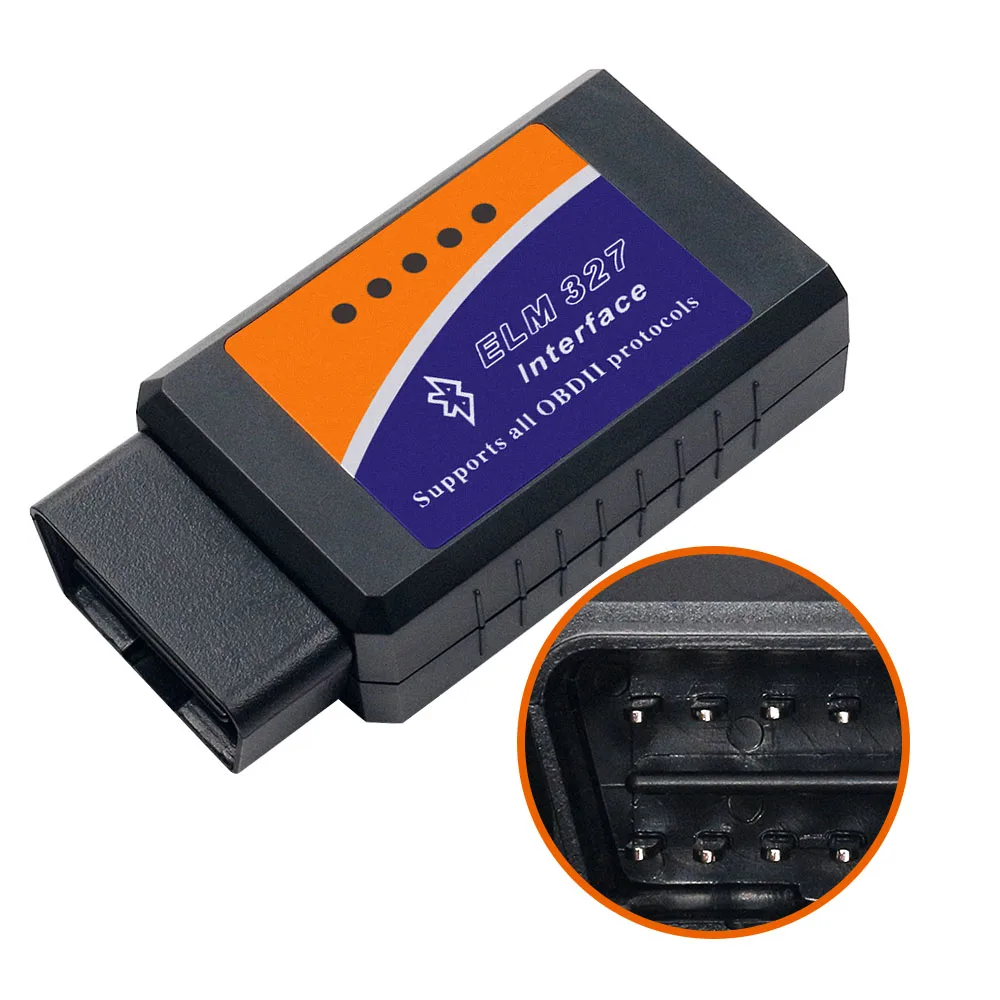 Классический автомобильный адаптер OBD2 Elm327 V1.5 Bluetooth диагностический инструмент elm