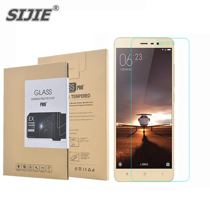 

SIJIE Retail Package Tempered Glass For Xiaomi Redmi 3S 3X 3 4 PRO 4A 4S 4C 5 MI5 MI5S 5S NOTE 4 3PRO SE special edition 152MM