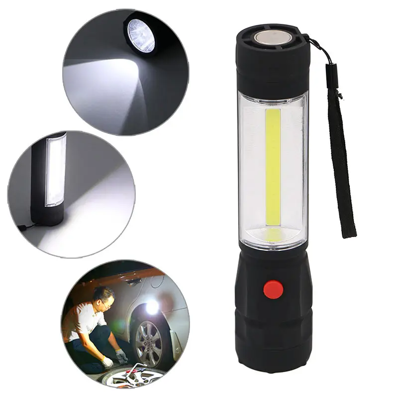 

Mini COB LED Pen Multifunction Torch Light Handle Work Flashlight Working Hand Lights Lantern CLH@8