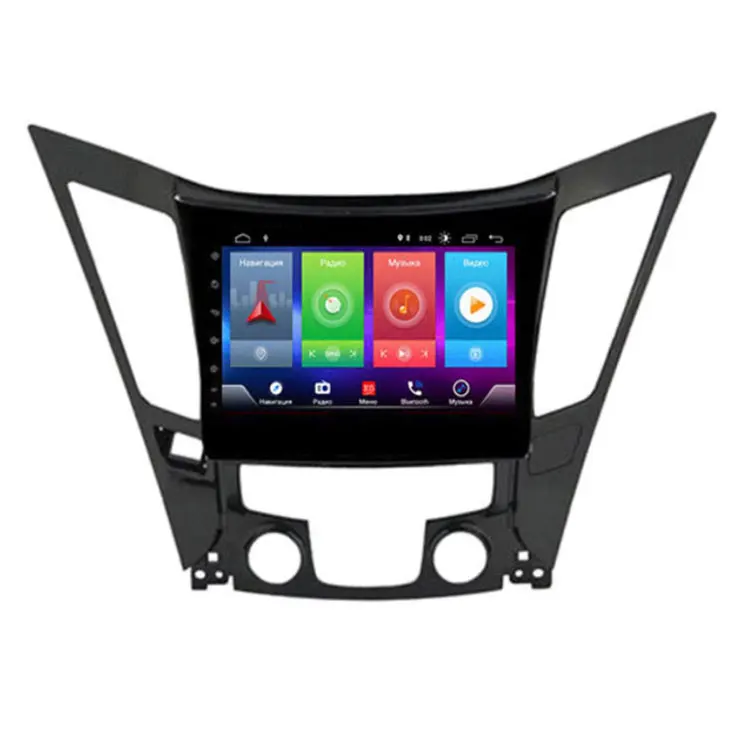 Автомобильный Android 8,1 мультимедийный плеер для HYUNDAI Sonata 2010-15 навигационное устройство GPS USB рулевое колесо bluetooth управление Поддержка