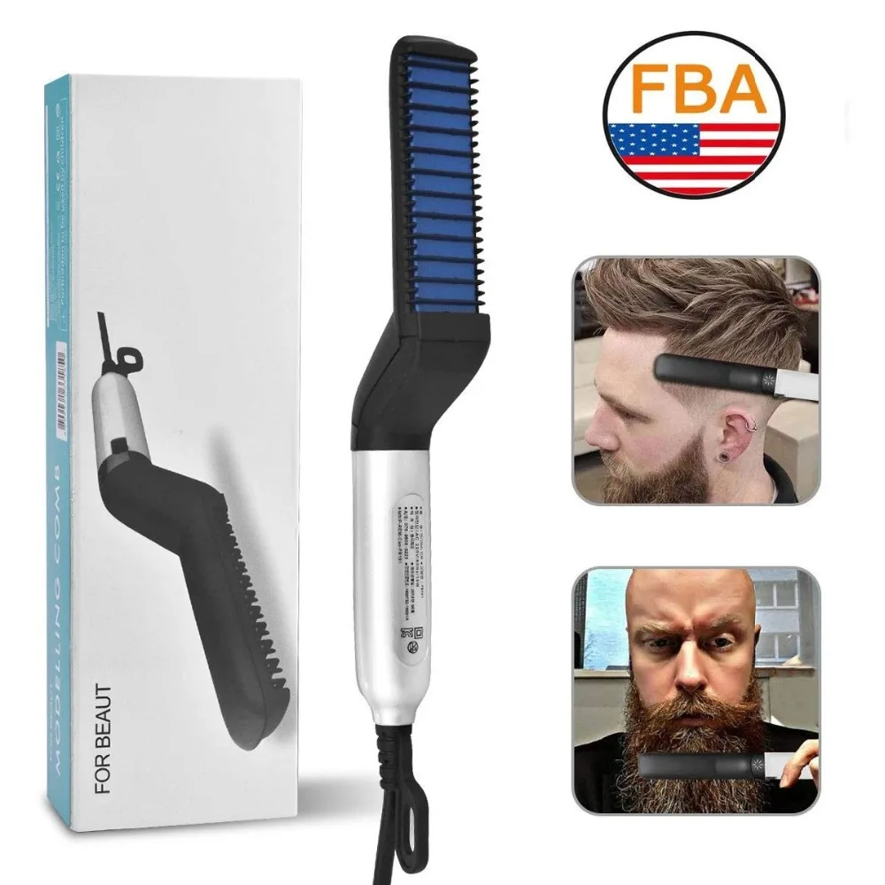 men Beard Hair Straightener Brush (3)