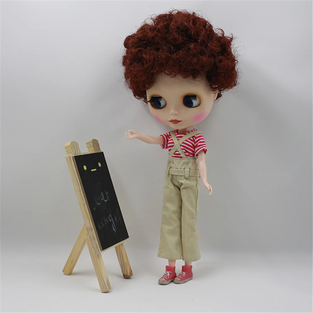 

Blyth Nude Doll with normal body Short Brown Hair 4 Colors Big Eyes Fashion doll Suitable DIY Makeup Toys