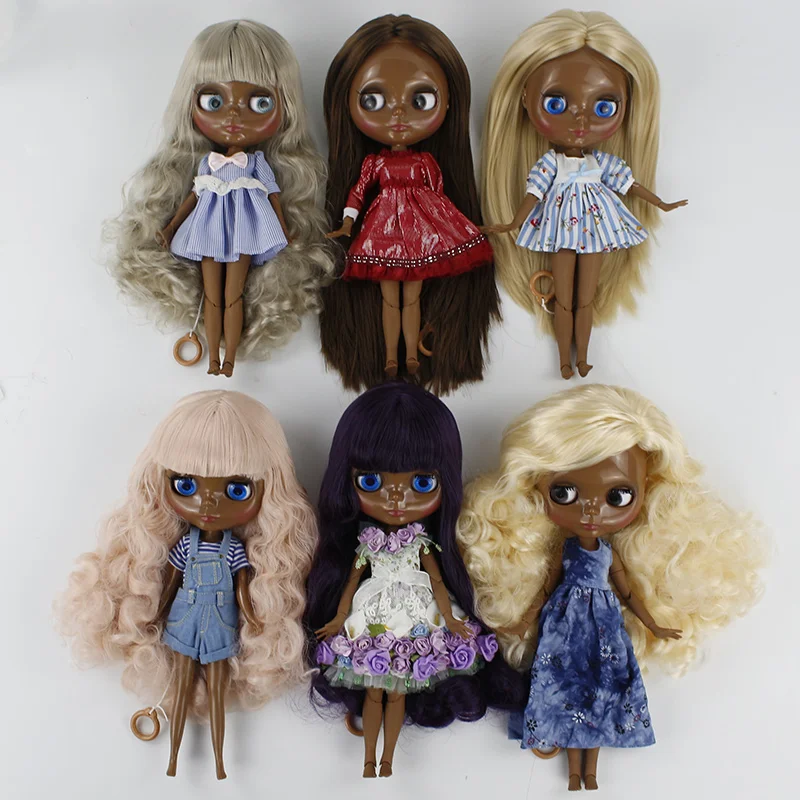 

Super black skin Nude blyth dolls 2018