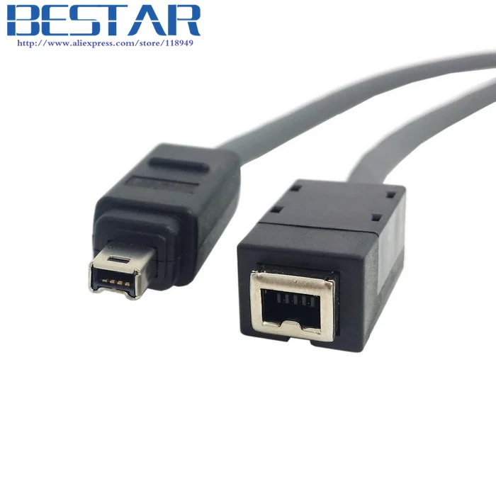 Firewire 400 IEEE 1394 1394A IEEE1394 4Pin Male to Female Extension Cable  Lead 50cm 0.5m _ - AliExpress Mobile