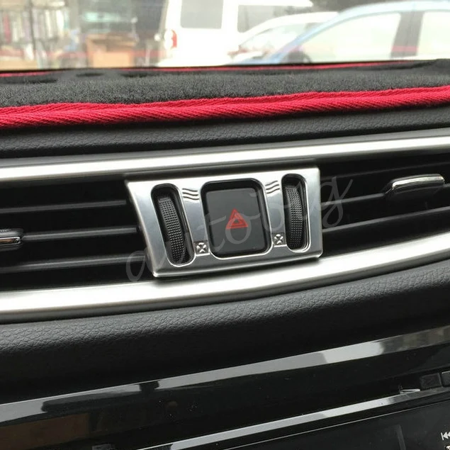 

Dashboard AC Air Condition Switch Adjust Cover Trim FOR Nissan X-Trail Rogue Sport Murano Qashqai T32 J11 Styling Accessories