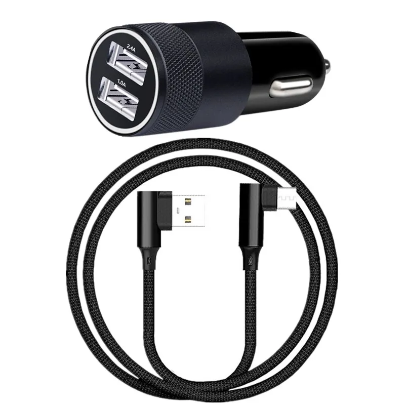 Автомобильное зарядное устройство USB Type C в нейлоновой оплетке для Sony Xperia 1 10 PLUS X