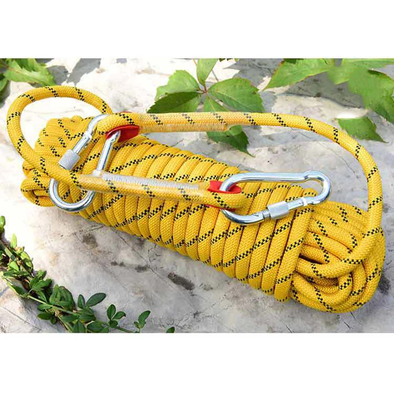 Multi Braided Emergency Rappelling Rock Rope Strap 888Kg Load Bearing