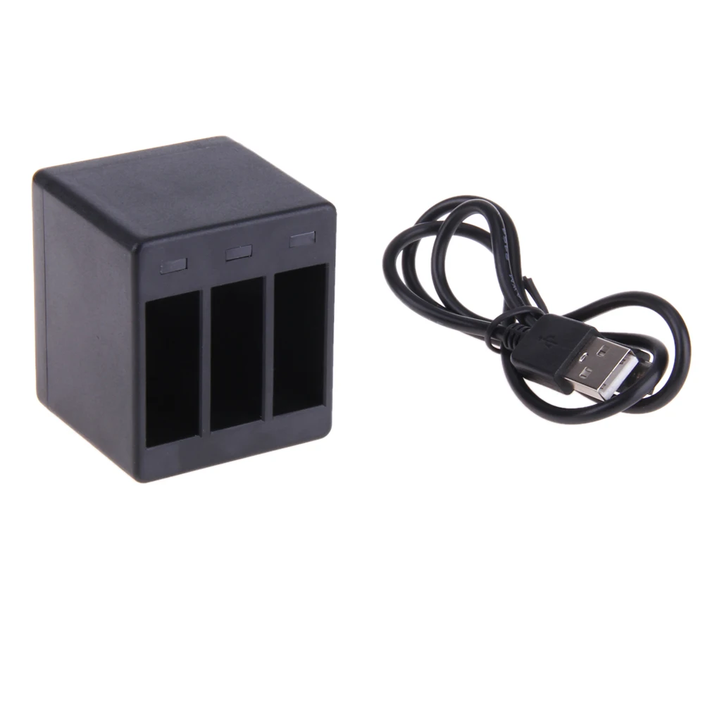 thumbnail image 2 of Gopro Battery Charger 3-Pack Max Battery Compatible With GoPro Max360 Series ACDBD-001 With 2- Channel Triple A Battery 2 of 14