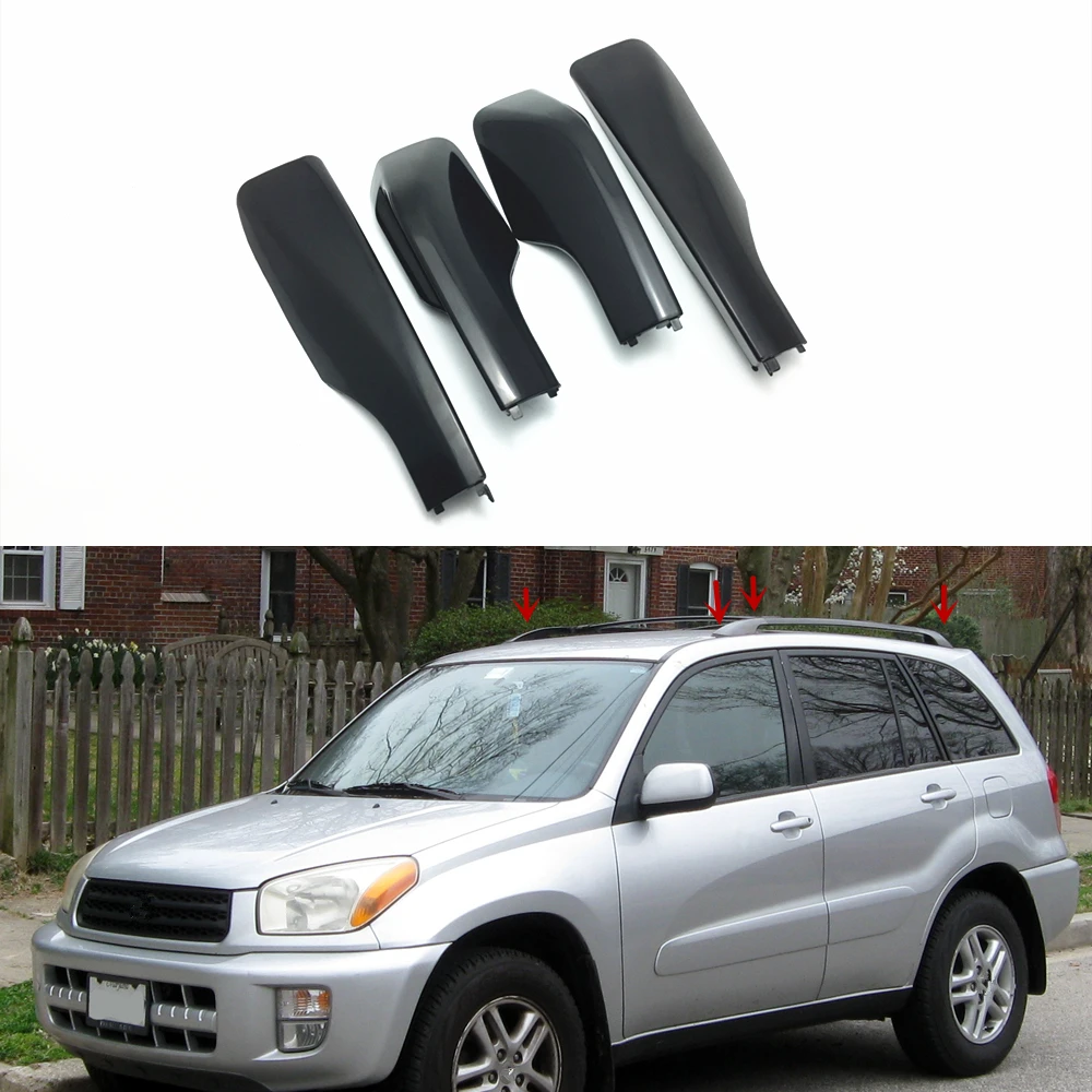 

Roof Rack Rail End Replace Cover Shell Case For Toyota RAV4 XA20 LH RH 2001 2002 2003 2004 2005 2006 Replace Luggage Bar 4pcs