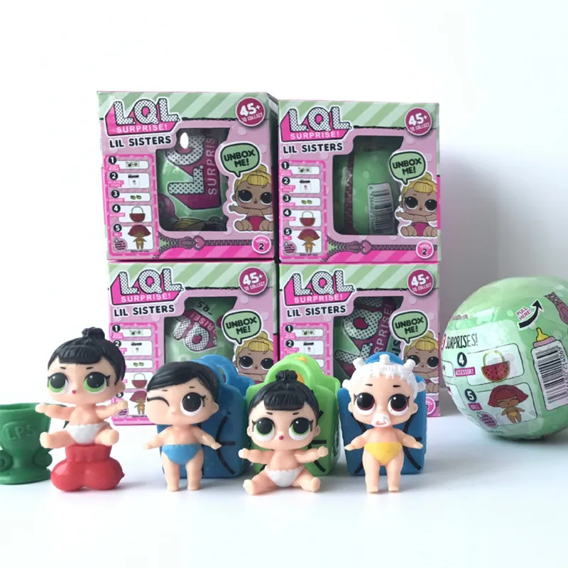 

SURPRISE DOLL 7cm Send Random Send Change Baby Tear Open Color Egg Doll Action Figure Toys Costume Props