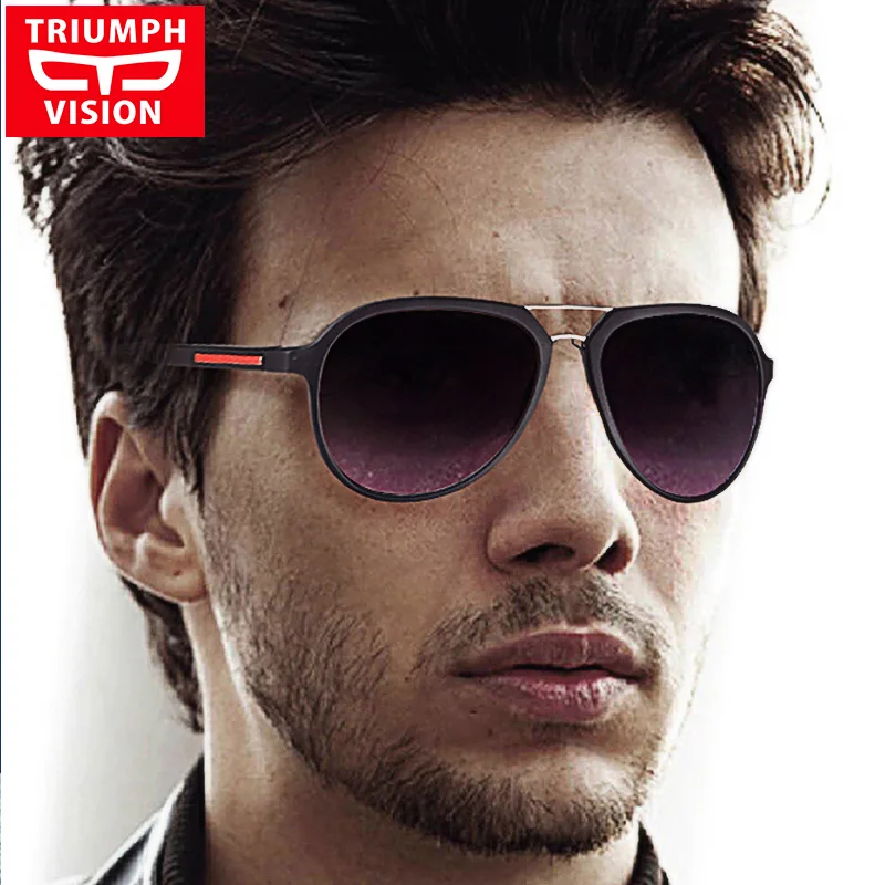 Мужские солнцезащитные очки TRIUMPH VISION трендовые с защитой UV400 брендовые