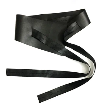 

10PCS/LOT SINGYOU Irregular Bandage Women Belts Wide Belt PU Leather Cummerbunds Black Female Belt Fashion Accessiores for Dress