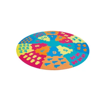

Circular puzzle carpet Eva rubber. 93 Pieces